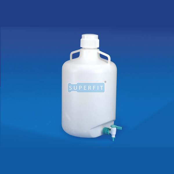 CARBOY WITH STOP COCK 